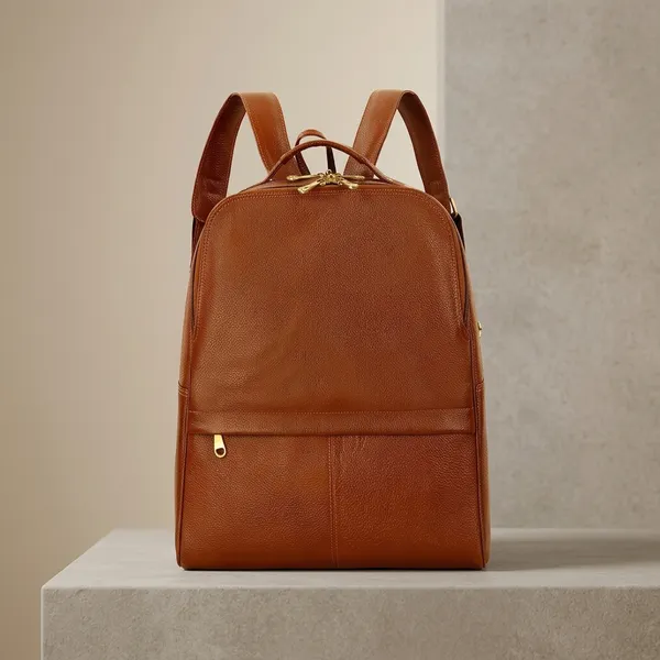 Tan_Leather_Laptop_Backpack_For_Unisex