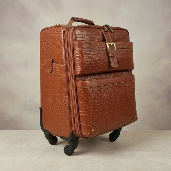 Tan_Leather_Trolley_Bag_For_Unisex