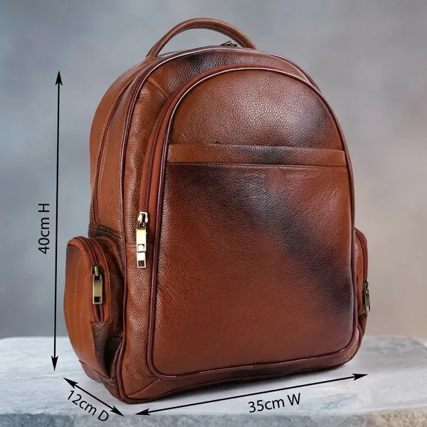 Tan_Leather_Laptop_Backpack_For_Unisex