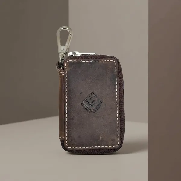 Brown_Leather_Key_Pouch_For_Key_Organization,_Daily_Carry