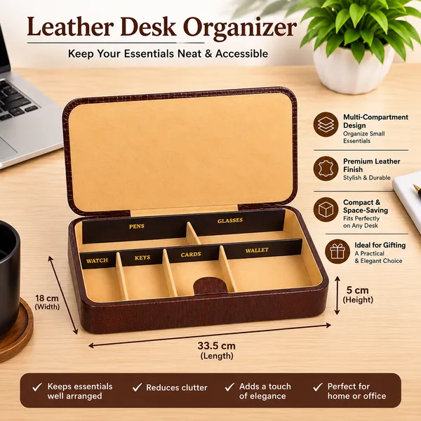 Brown_Leather_Desk_Organizer_Tray_For_Office_And_Home