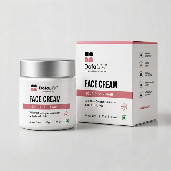 Dofalife_Plant_Collagen_Ceramides_Hyaluronic_Acid_Face_Cream