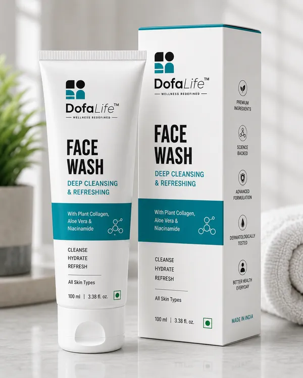 DofaLife_Plant_Collagen_Aloe_Vera_Niacinamide_Face_Wash
