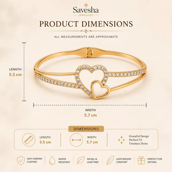 Gold_Plated_Heart_Crystal_Bracelet