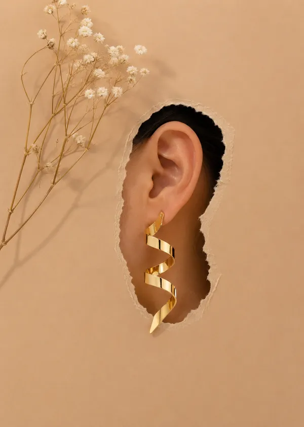 Gold_Plated_Spiral_Statement_Earrings