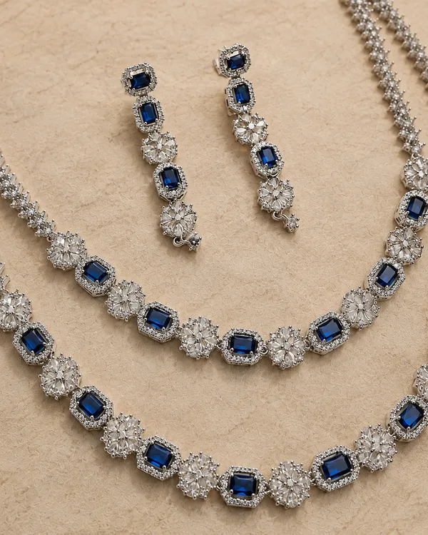 Sapphire_Royale_Double_Layer_Necklace_Set
