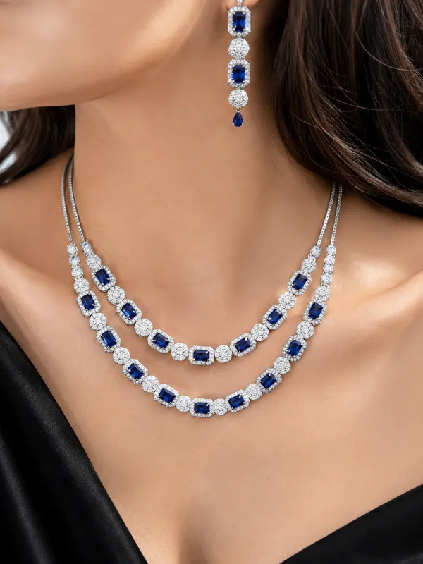 Sapphire_Royale_Double_Layer_Necklace_Set