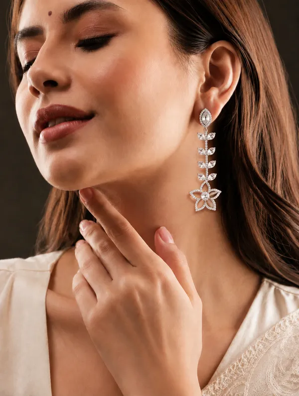 Floral_Crystal_Drop_Earrings