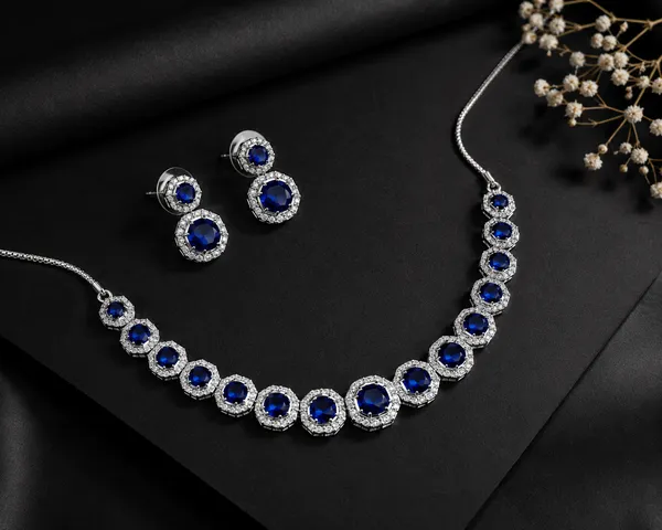 Blue_Stone_Necklace_And_Earrings_Set_for_Women