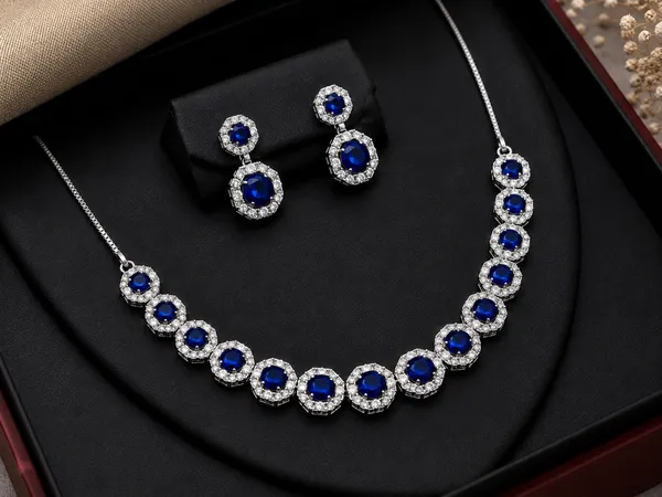 Blue_Stone_Necklace_And_Earrings_Set_for_Women