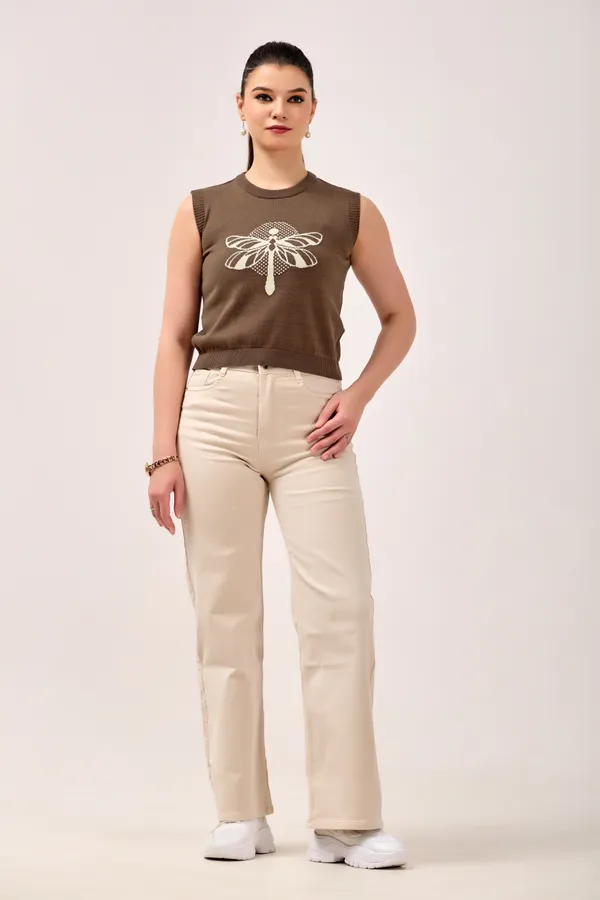 Brown_Cotton_Top_For_Womem
