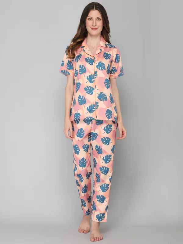 Pink_Cotton_Night_Dress_For_Womem