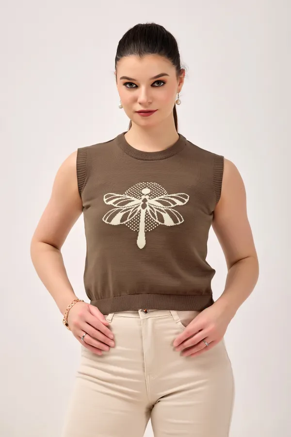 Brown_Cotton_Top_For_Womem