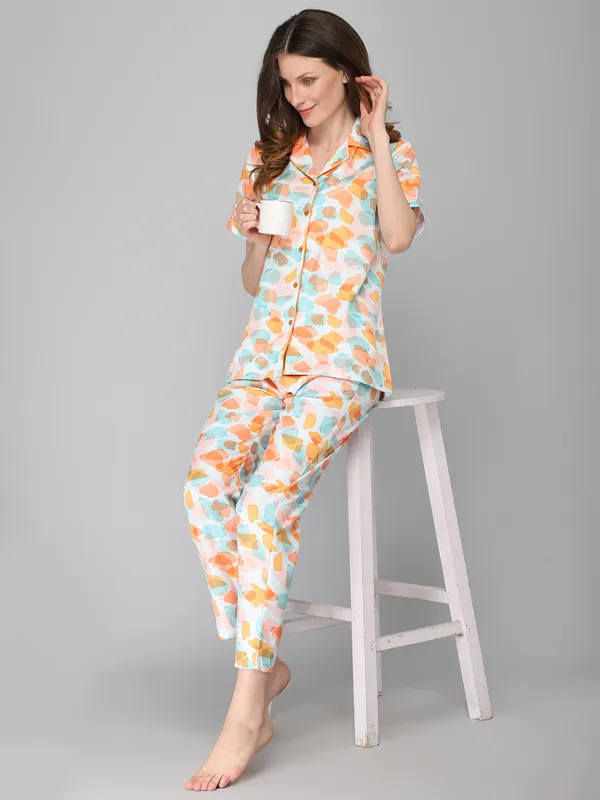 Multicolor_Cotton_Night_Dress_For_Womem