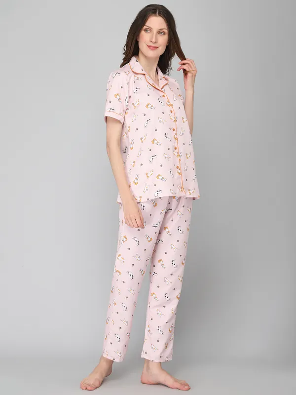 Pink_Cotton_Night_Dress_For_Womem