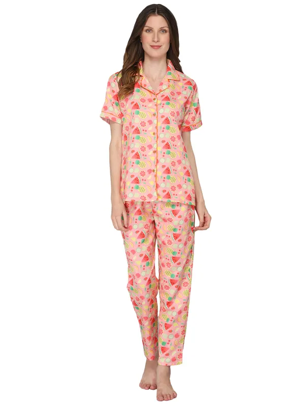 Pink_Cotton_Night_Dress_For_Womem