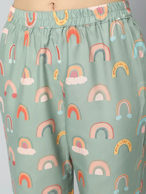 Mint_Green_Cotton_Night_Dress_For_Womem