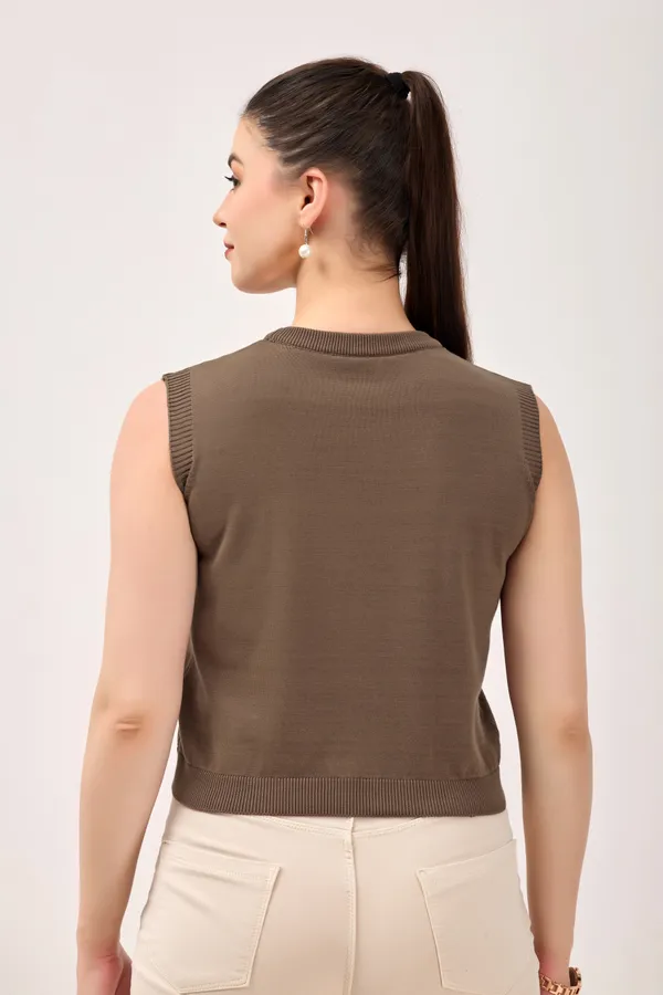 Brown_Cotton_Top_For_Womem
