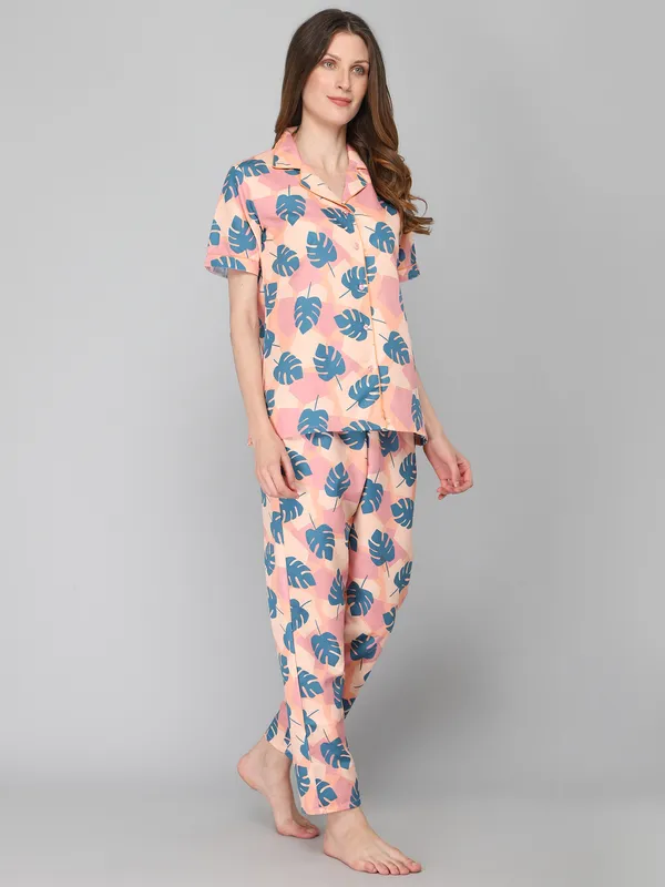 Pink_Cotton_Night_Dress_For_Womem