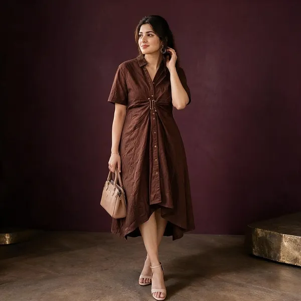 Brown_Signature_Lady_Tiered_Dress