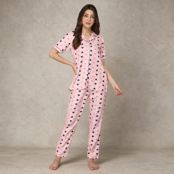 Pink_Cotton_Night_Dress_For_Womem
