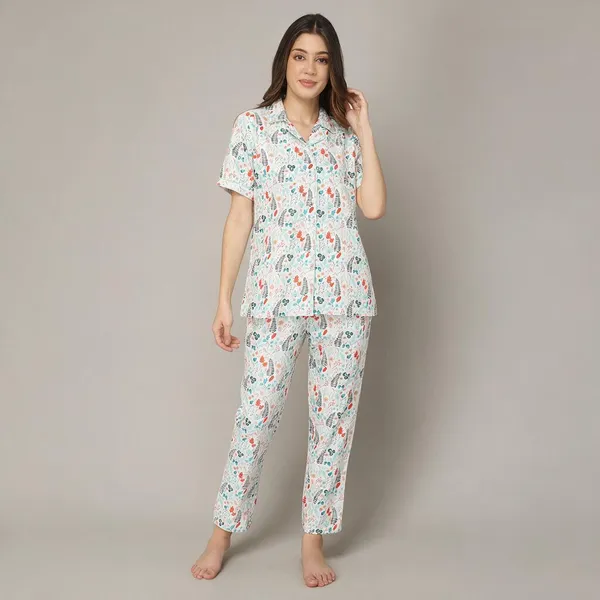 White_Cotton_Night_Dress_For_Womem