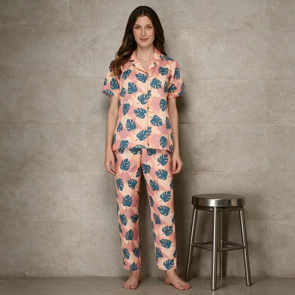 Pink_Cotton_Night_Dress_For_Womem