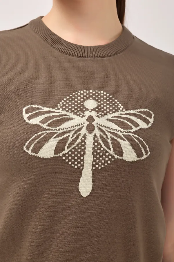 Brown_Cotton_Top_For_Womem