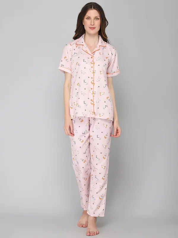 Pink_Cotton_Night_Dress_For_Womem