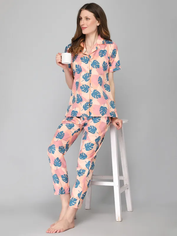 Pink_Cotton_Night_Dress_For_Womem