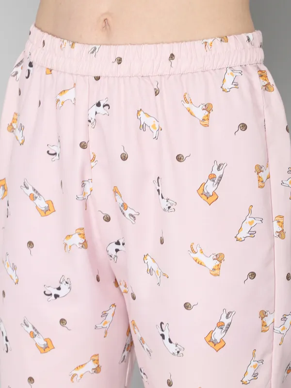 Pink_Cotton_Night_Dress_For_Womem