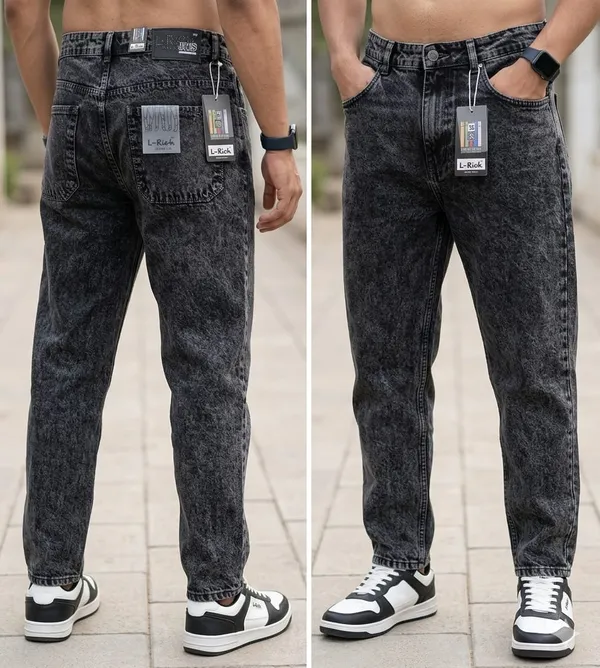 Grey_Denim_Tapered_Fit_Jeans_for_Men