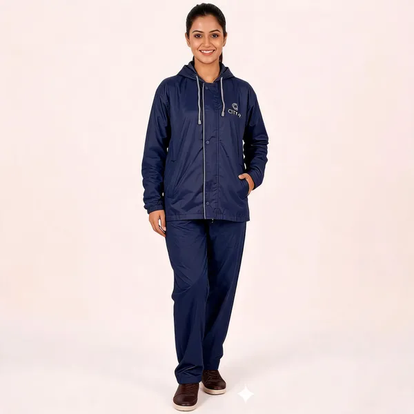 Navy_Hooded_Relaxed_Fit_Rainwear_Set_For_Women