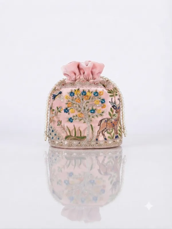 Light_Pink_Polyester_Potli_Hand_Bag_For__Women