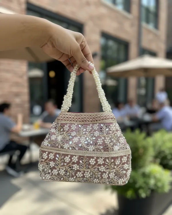 Red_Velvet_Embroidered_Potli_Handbag_For_Women