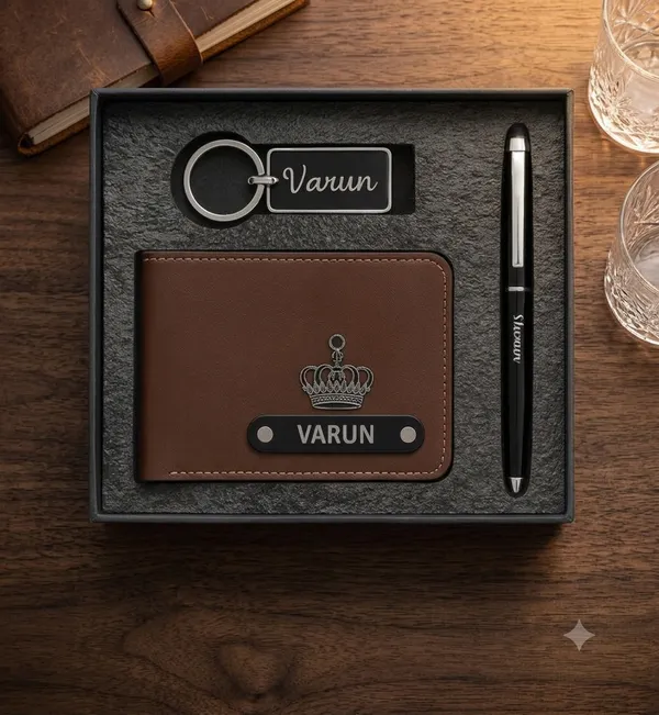 Brown_Faux_Leather_Men_Customize_Wallet_For__Men