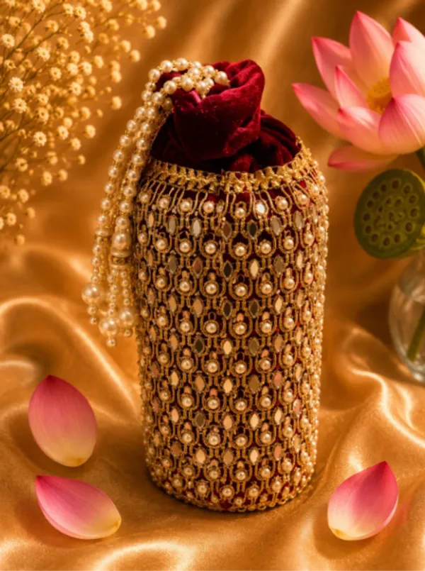 Maroon_Velvet_Beaded_Potli_Bag_for_Women