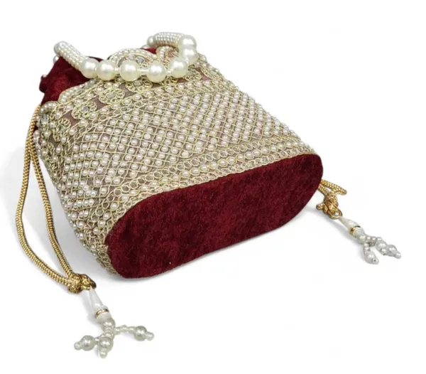 Red_Velvet_Embellished_Potli_Bag_for_Women