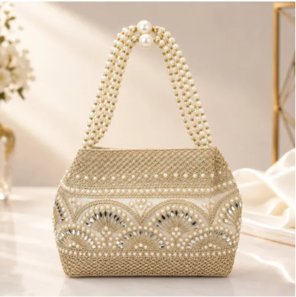 Ivory_Pearl_Embellished_Handbag_For_Women