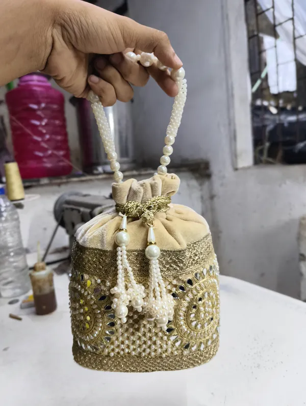Beige_Velvet_Embroidered_Potli_Bag_for_Women