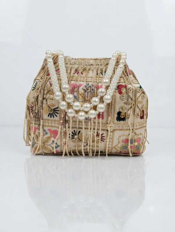 Multicolour_Polyester_Potli_Hand_Bag_For__Women