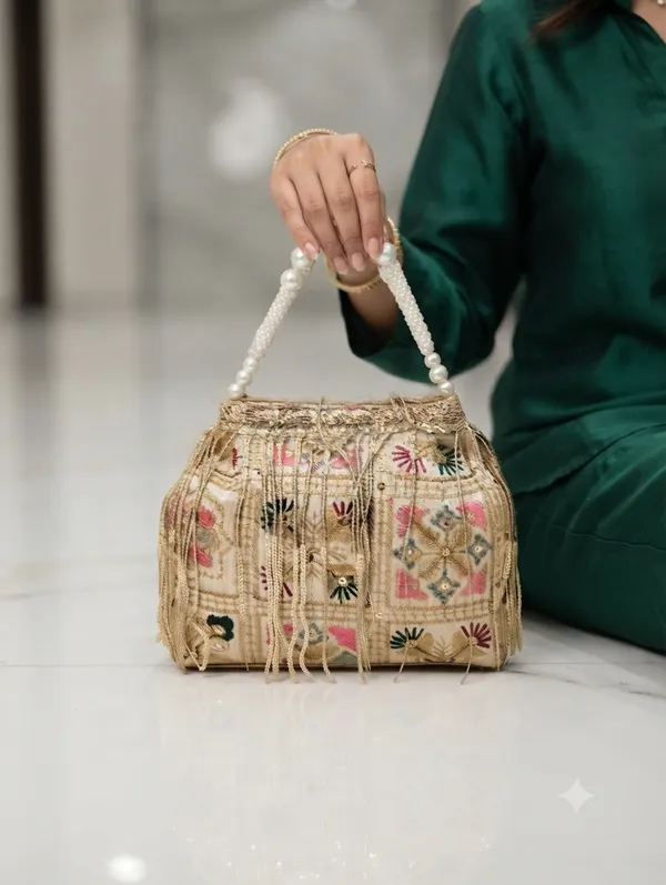 Multicolour_Polyester_Potli_Hand_Bag_For__Women