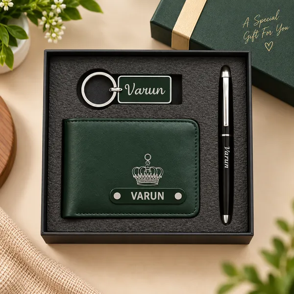 Green_Faux_Leather_Men_Customize_Wallet_For__Men