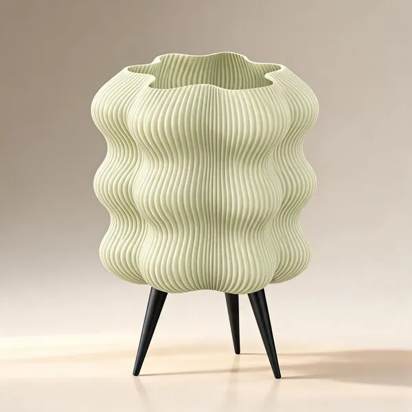 Green_Ribbed_Sculptural_Table_Lamp