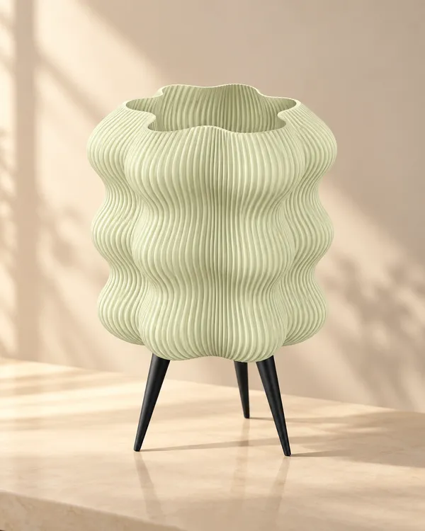 Green_Ribbed_Sculptural_Table_Lamp