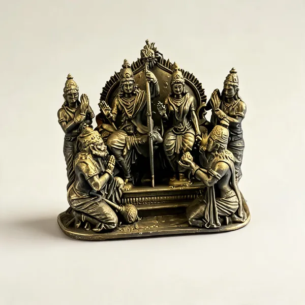 Shiva_Parvati_Resin_Decorative_Idol_Golden_Black