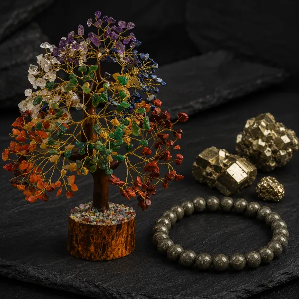 Krystalsnmore_7_Chakra_Tree_and_Pyrite_Combo