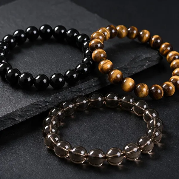 Krystalsnmore_Black_Onyx,_Tiger's_Eye_and_Smoky_Quartz_Combo