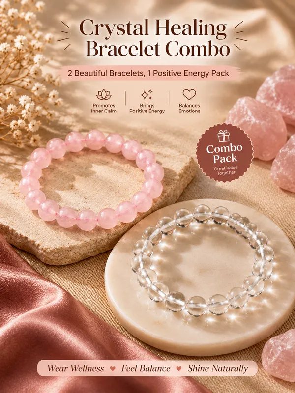 Krystalsnmore_Rose_Quartz_and_Clear_Quartz_Bracelet