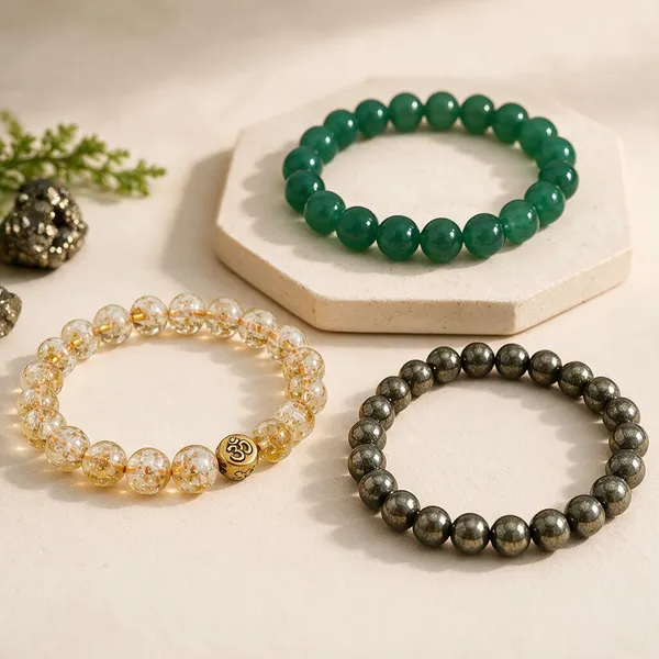 Krystalsnmore_Citrine,_Pyrite_and_Green_Aventurine_Combo